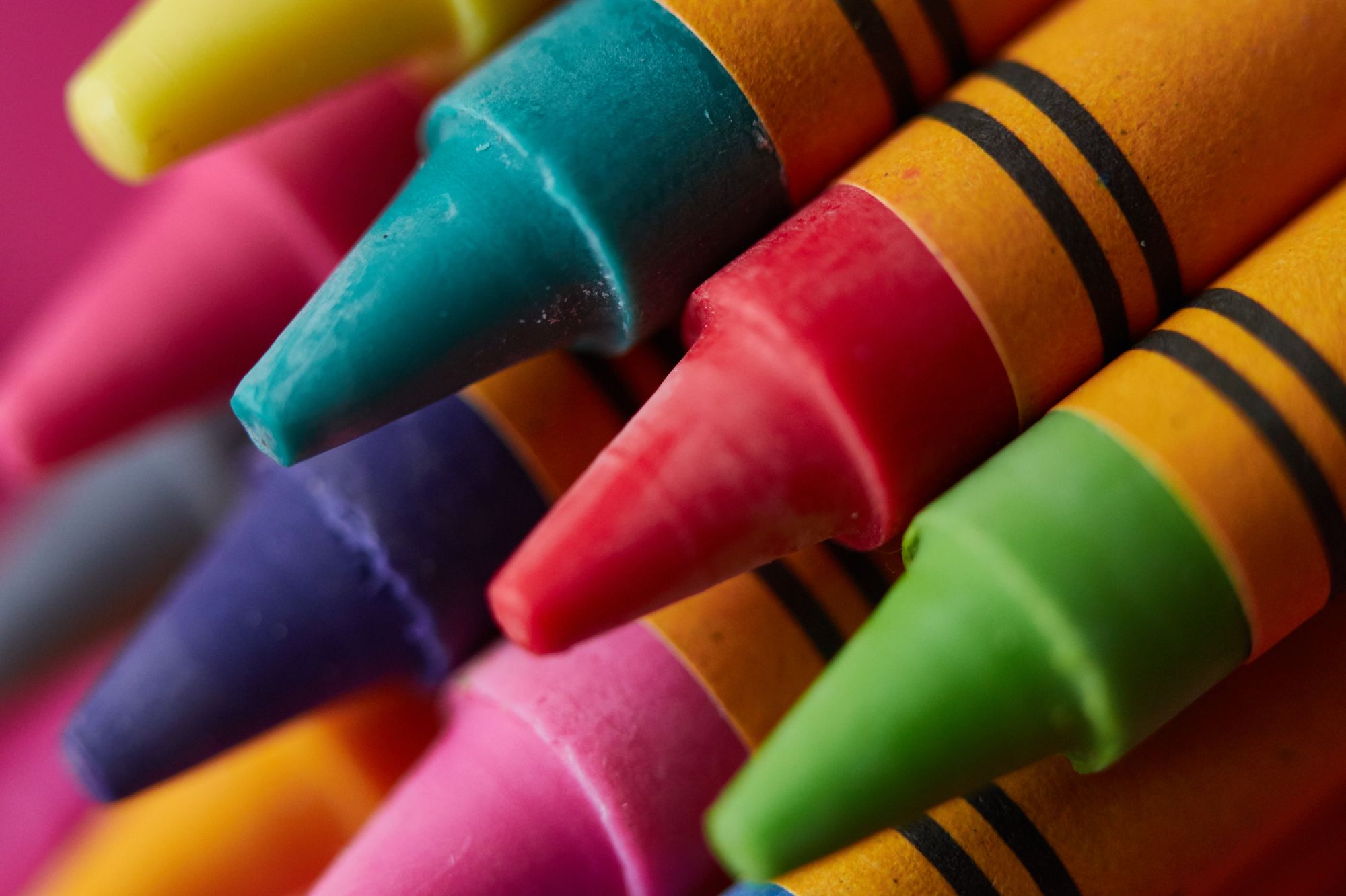 Crayons Close Up Free Stock Image