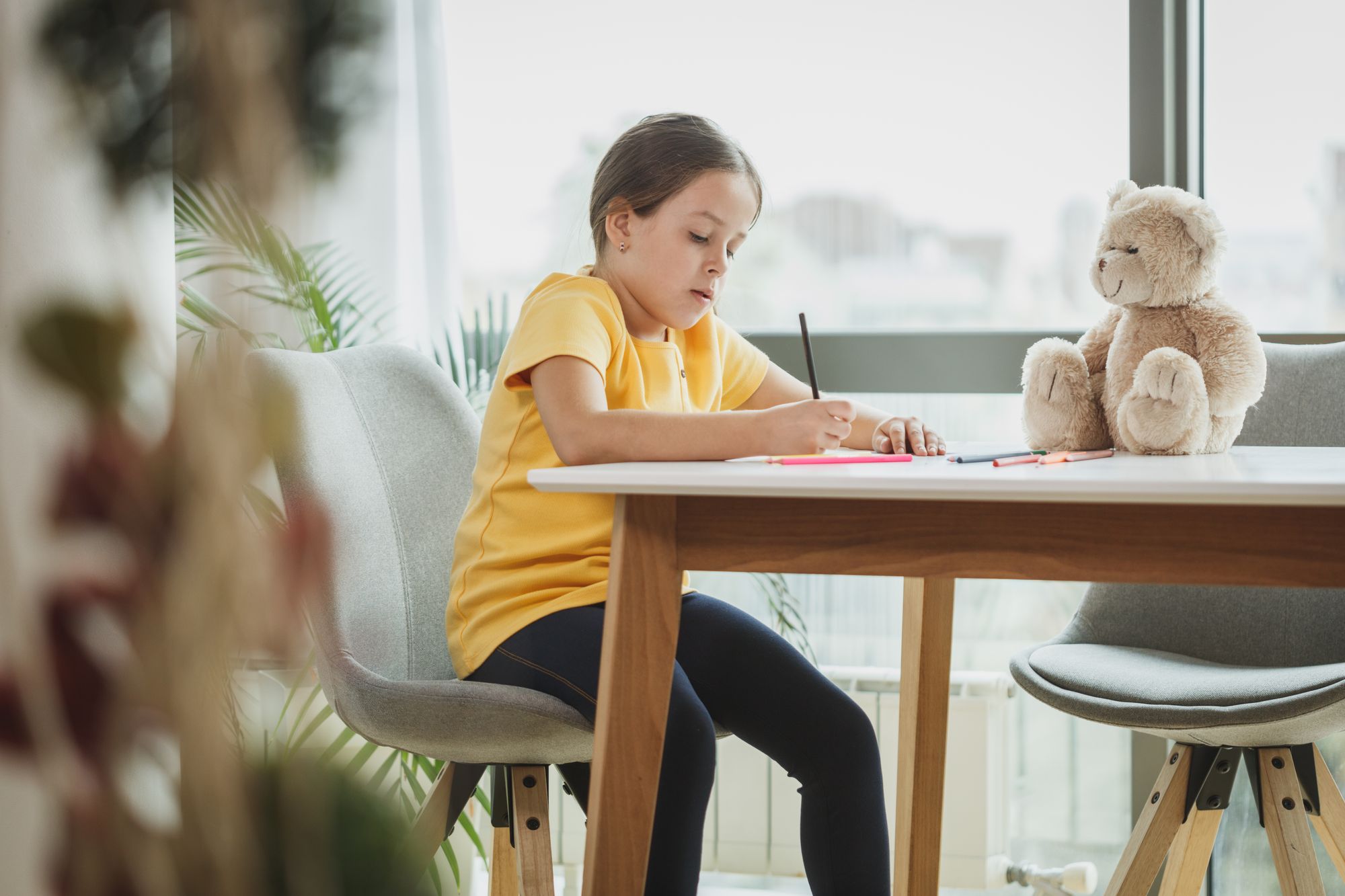 Child Home Free Stock Image, learning, doing homework