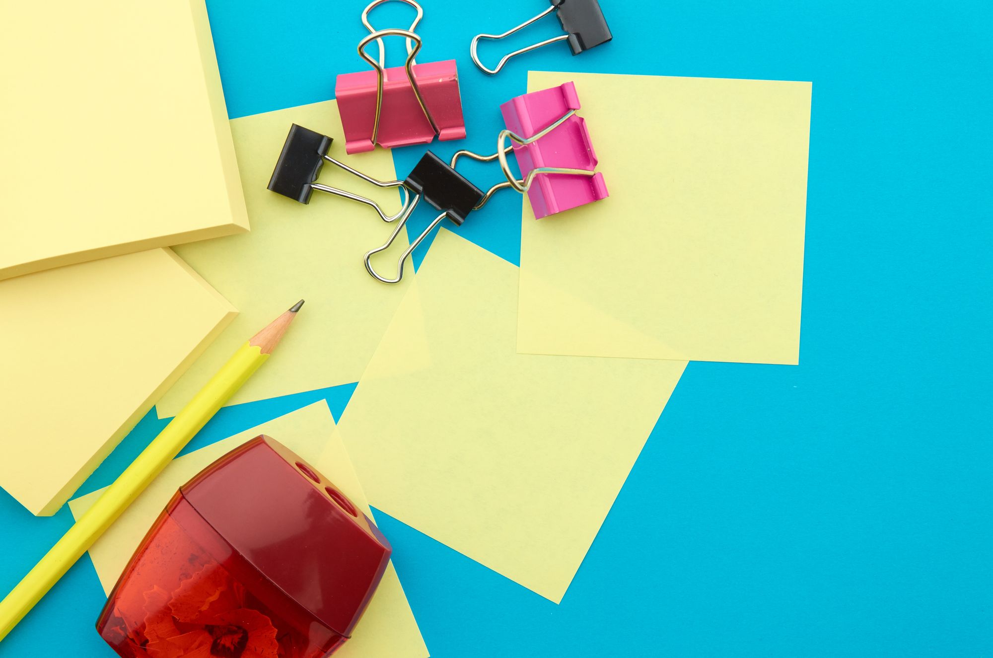 Office Supplies Free Stock Image, sticky notes