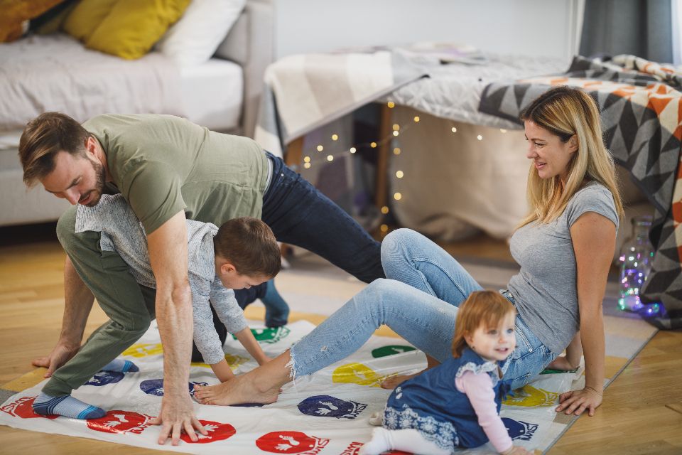 Family Playing Free Stock Image