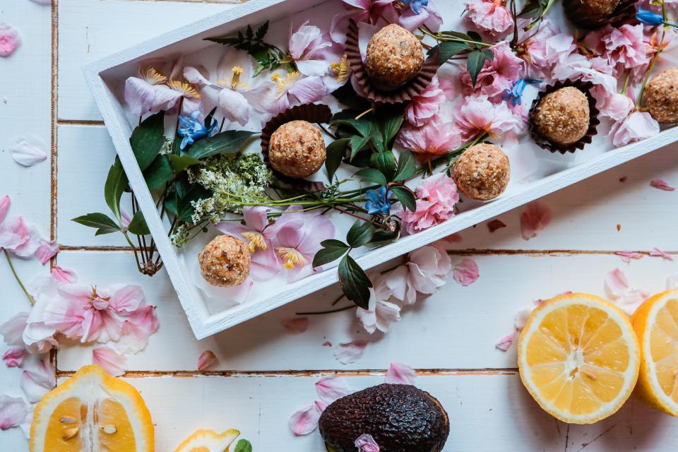 meatballs, figs, lemons, food photography